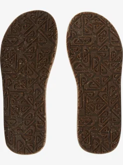 Quiksilver Carver Suede Recycled Sandals Brown 2 Best Sale