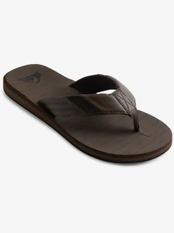 Quiksilver Carver Tropics Sandals Brown/Brown/Black Cheap