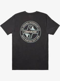 Quiksilver Circle Back T-Shirt Charcoal Heather Shop