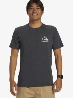 Quiksilver Circle Back T-Shirt Charcoal Heather Shop