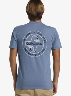 Quiksilver Circle Back T-Shirt Bering Sea Heather Flash Sale