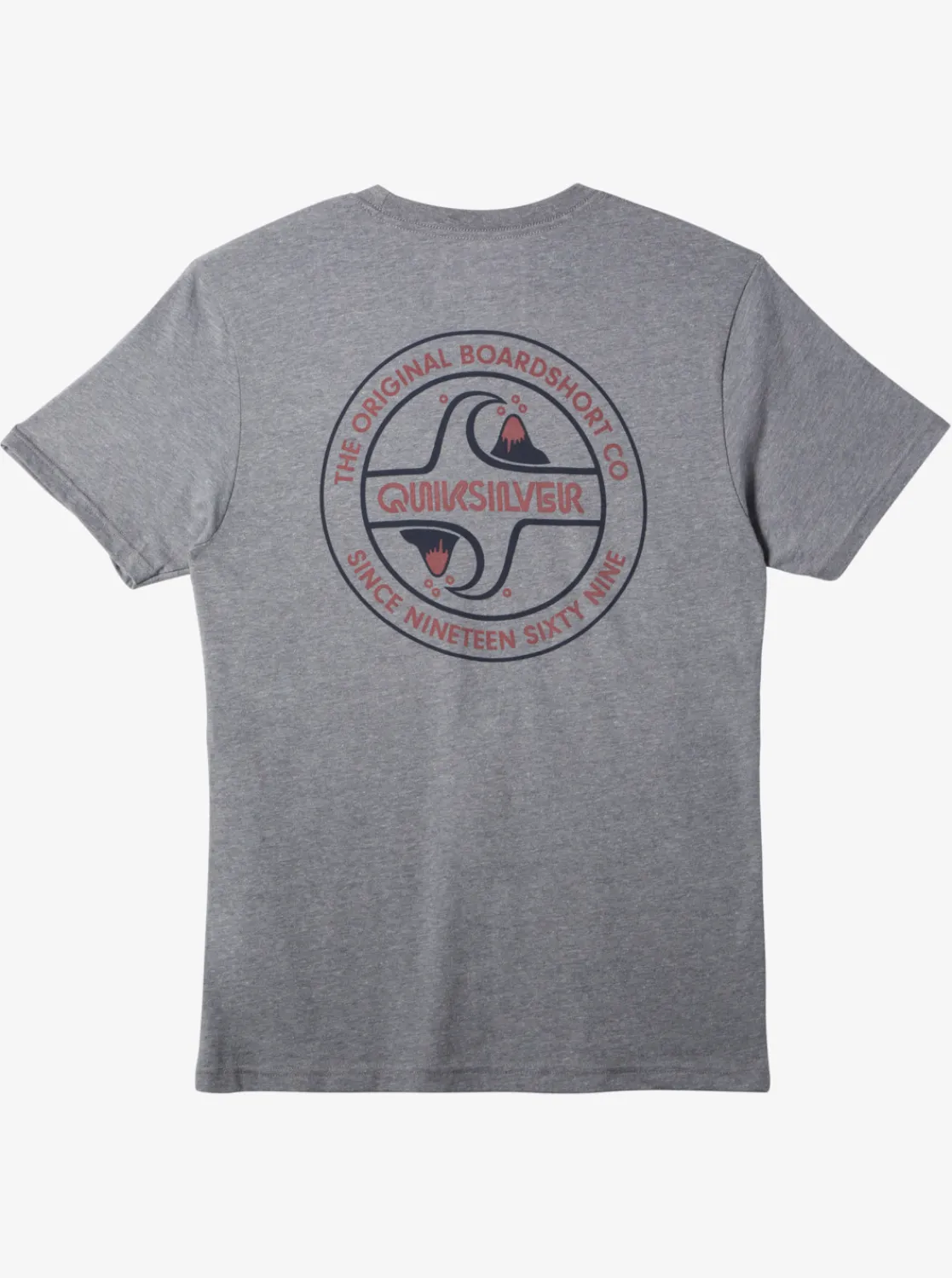 Quiksilver Circle Back T-Shirt Medium Grey Heather Store