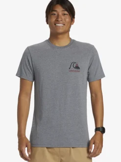 Quiksilver Circle Back T-Shirt Medium Grey Heather Store