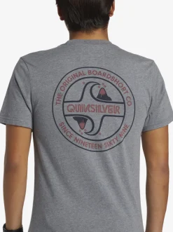 Quiksilver Circle Back T-Shirt Medium Grey Heather Store