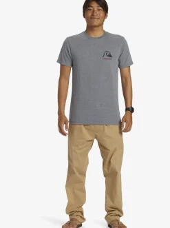 Quiksilver Circle Back T-Shirt Medium Grey Heather Store