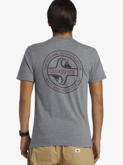 Quiksilver Circle Back T-Shirt Medium Grey Heather Store