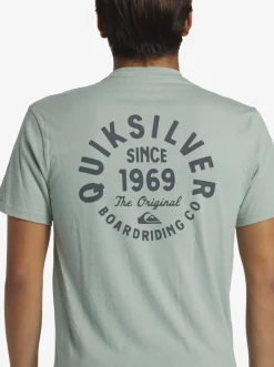 Quiksilver Circled Script T-Shirt Iceberg Green Sale