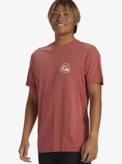 Quiksilver Clean Circle T-Shirt Mineral Red Fashion
