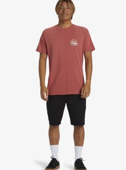 Quiksilver Clean Circle T-Shirt Mineral Red Fashion