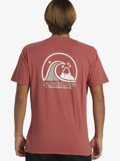 Quiksilver Clean Circle T-Shirt Mineral Red Fashion