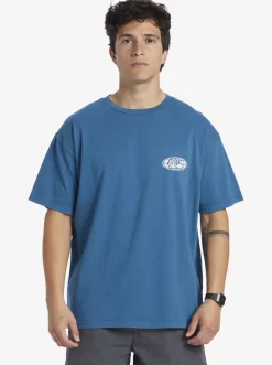 Quiksilver Clear Mind T-Shirt Moroccan Blue Hot