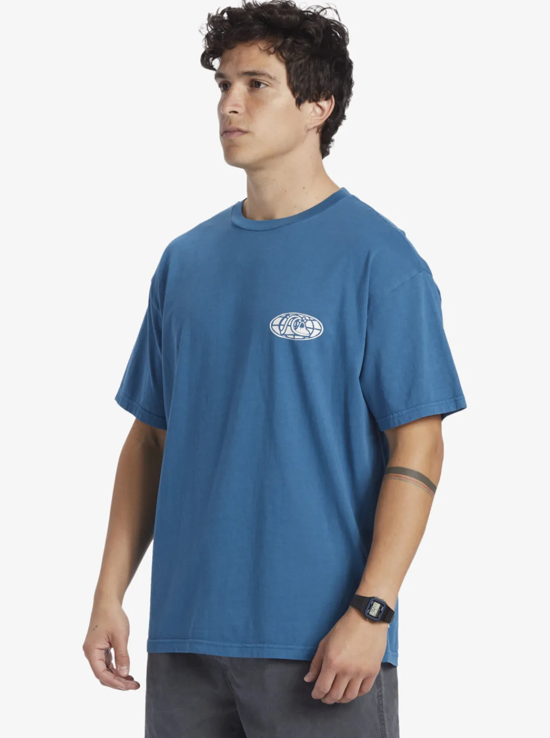 Quiksilver Clear Mind T-Shirt Moroccan Blue Hot