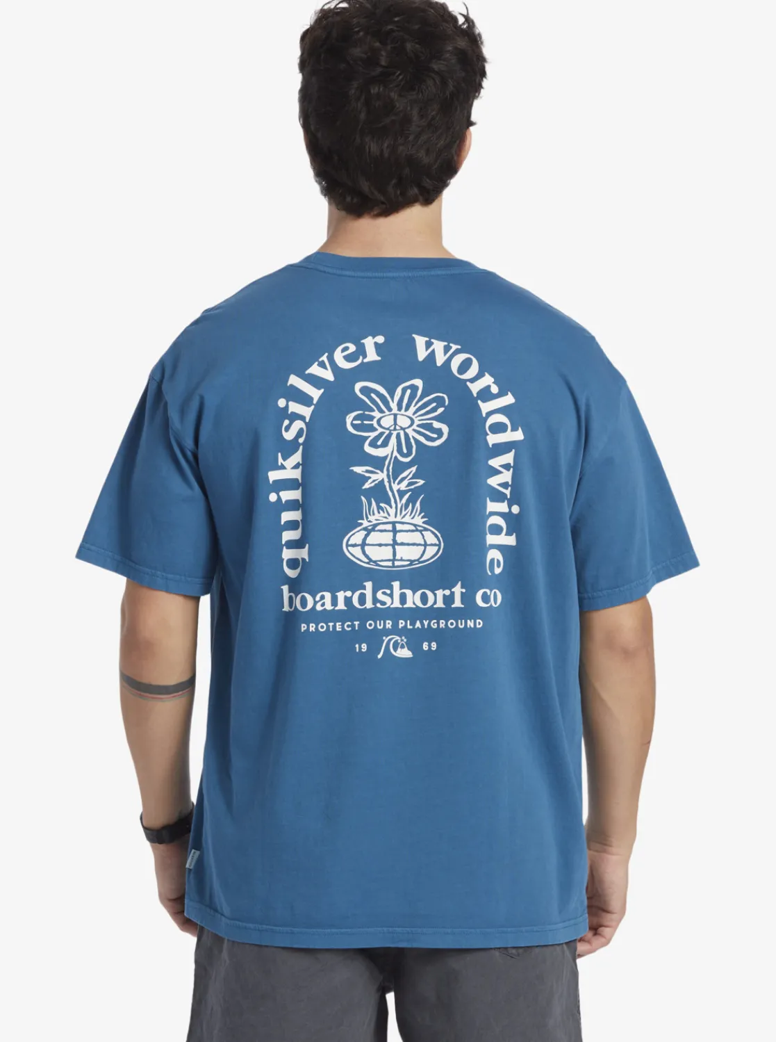 Quiksilver Clear Mind T-Shirt Moroccan Blue Hot