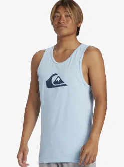 Quiksilver Comp Logo Tank Top Clear Sky Best Sale