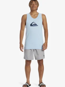 Quiksilver Comp Logo Tank Top Clear Sky Best Sale