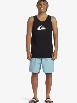 Quiksilver Comp Logo Tank Top Black Outlet