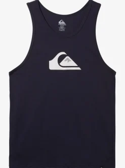 Quiksilver Comp Logo Tank Top Navy Blazer Shop