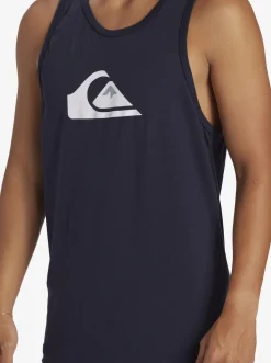 Quiksilver Comp Logo Tank Top Navy Blazer Shop