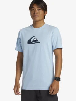 Quiksilver Comp Logo T-Shirt Clear Sky Cheap