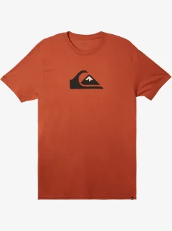 Quiksilver Comp Logo T-Shirt Baked Clay New