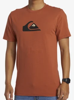 Quiksilver Comp Logo T-Shirt Baked Clay New