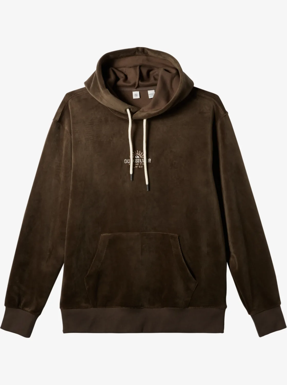 Quiksilver Cord Hoodie Major Brown Hot