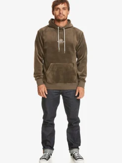 Quiksilver Cord Hoodie Major Brown Hot