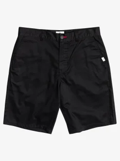 Quiksilver Crest Chino Chino 21" Shorts Black Shop
