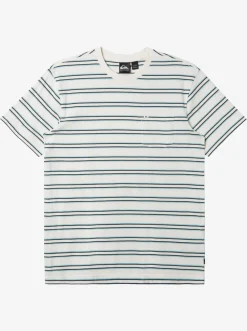 Quiksilver Cruiser Pocket Tee Knit Snow White Cruiser Pkt Tee Fashion