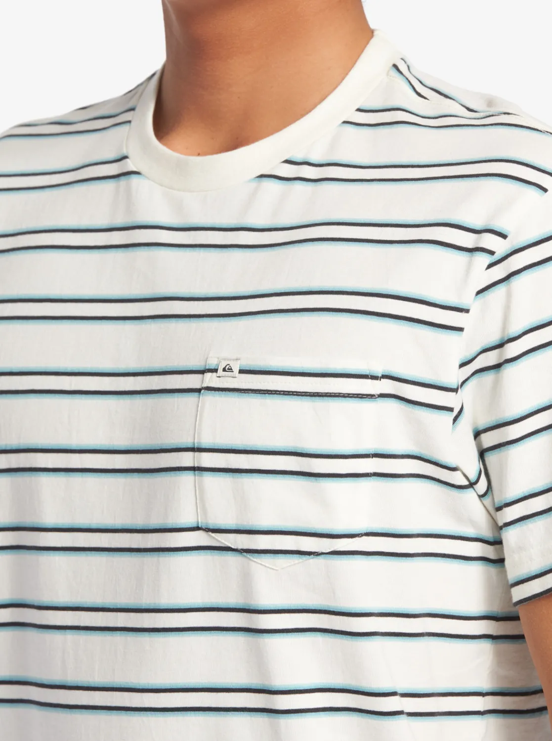 Quiksilver Cruiser Pocket Tee Knit Snow White Cruiser Pkt Tee Fashion