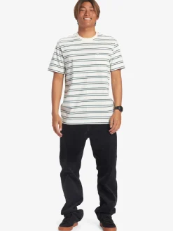 Quiksilver Cruiser Pocket Tee Knit Snow White Cruiser Pkt Tee Fashion