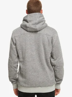 Quiksilver Cypress Keller Zip-Up Hoodie Light Grey Heather Discount