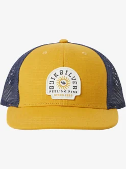Quiksilver Dawner Trucker Hat Mustard Discount