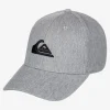 Quiksilver Decades Snapback Hat Light Grey Heather Best Sale