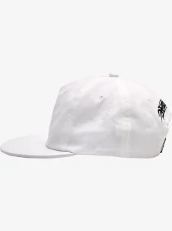 Quiksilver Diablo Of Fortune Snapback Hat White Outlet