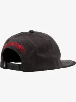Quiksilver Diablo Of Fortune Snapback Hat Black Discount
