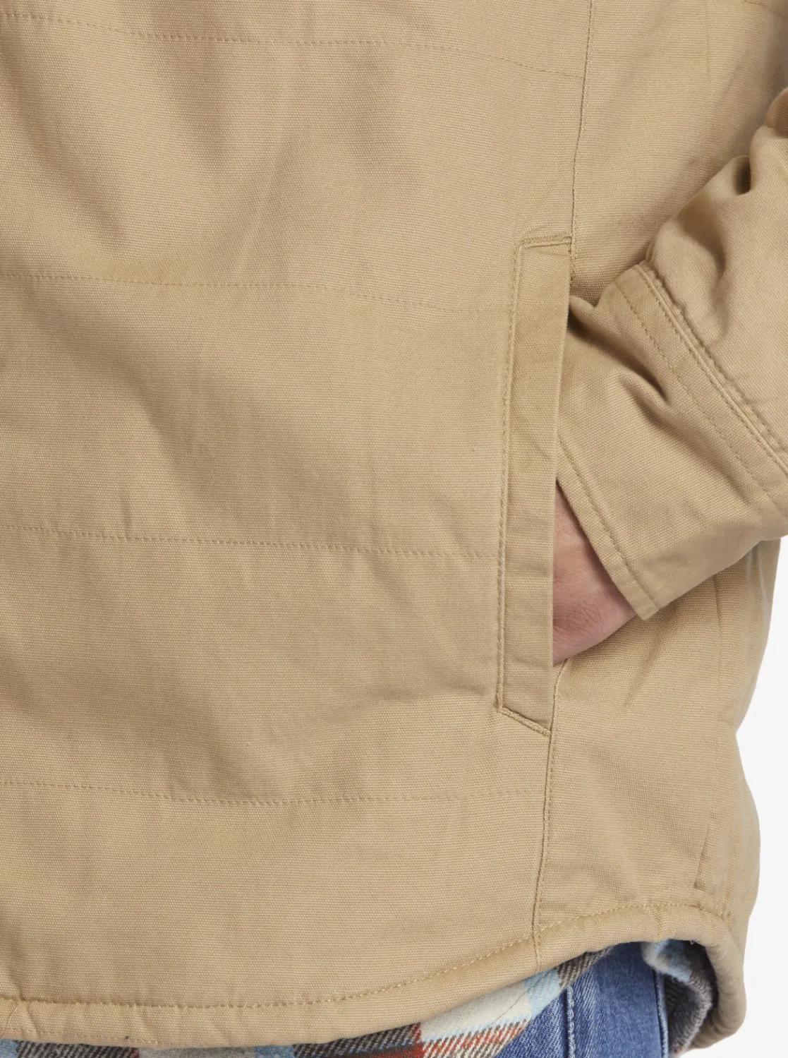 Quiksilver Downrail Upd Canvas Jacket Plage Flash Sale