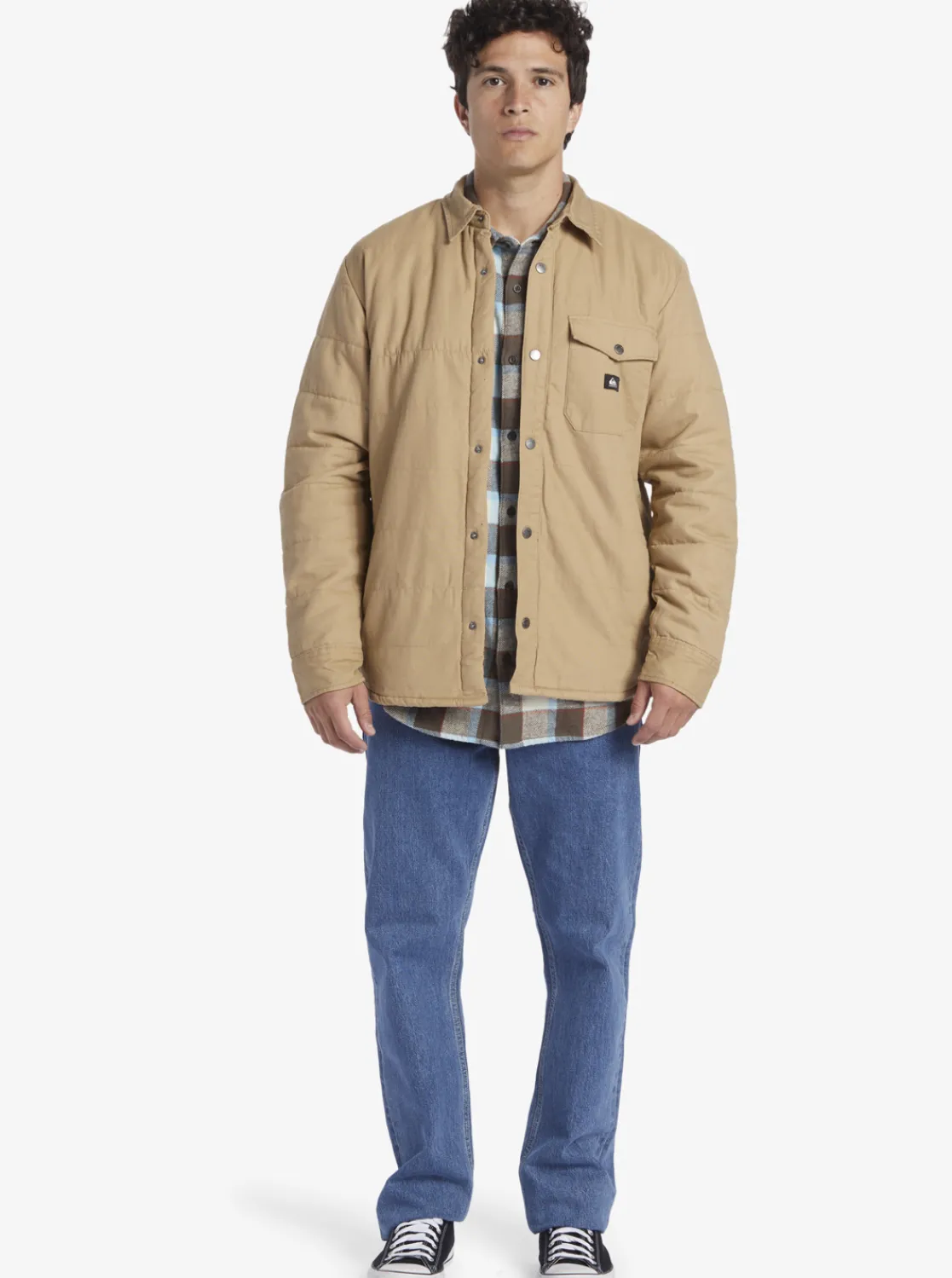 Quiksilver Downrail Upd Canvas Jacket Plage Flash Sale