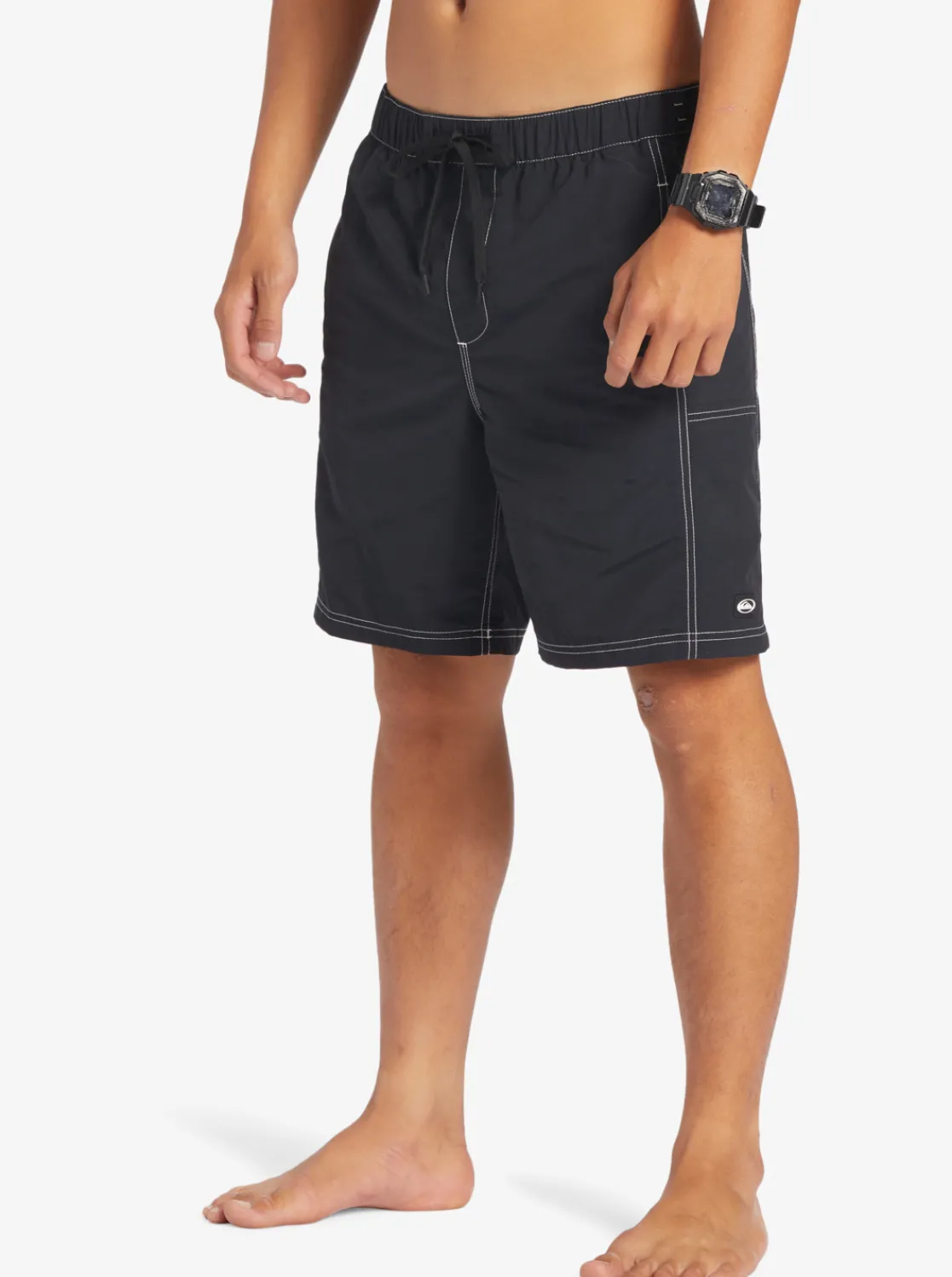 Quiksilver Drainer Amphibian 18.5" Hybrid Shorts Black Hot