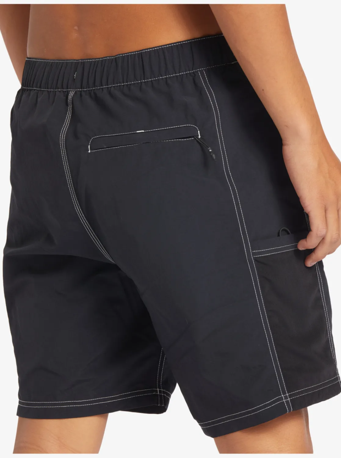 Quiksilver Drainer Amphibian 18.5" Hybrid Shorts Black Hot