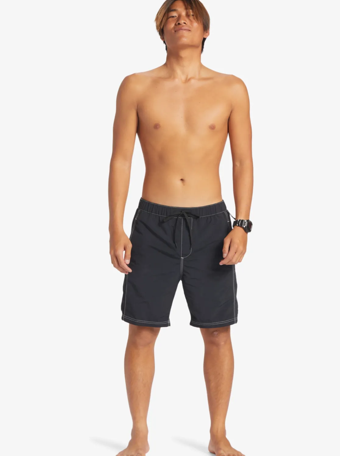 Quiksilver Drainer Amphibian 18.5" Hybrid Shorts Black Hot