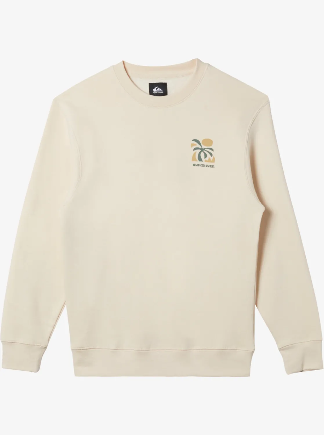 Quiksilver E Peace Out Crew Neck Sweatshirt Sandshell Online