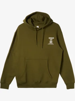 Quiksilver E Rockin Hoodie Pullover Sweatshirt Laurel Wreath Outlet