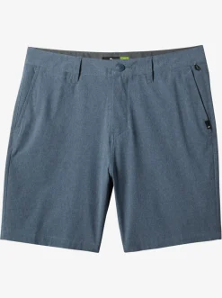 Quiksilver E Union Heather 18" Amphibian Boardshorts Insignia Blue New