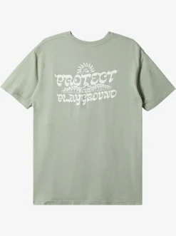 Quiksilver Earthy Type T-Shirt Iceberg Green Sale