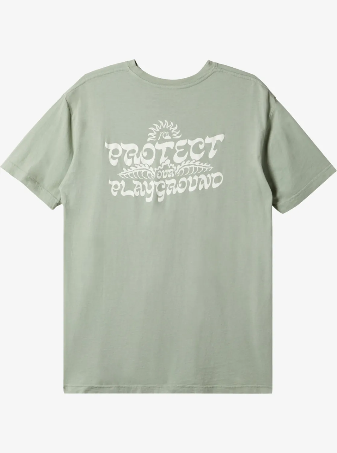 Quiksilver Earthy Type T-Shirt Iceberg Green Sale