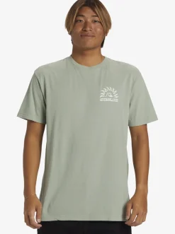 Quiksilver Earthy Type T-Shirt Iceberg Green Sale