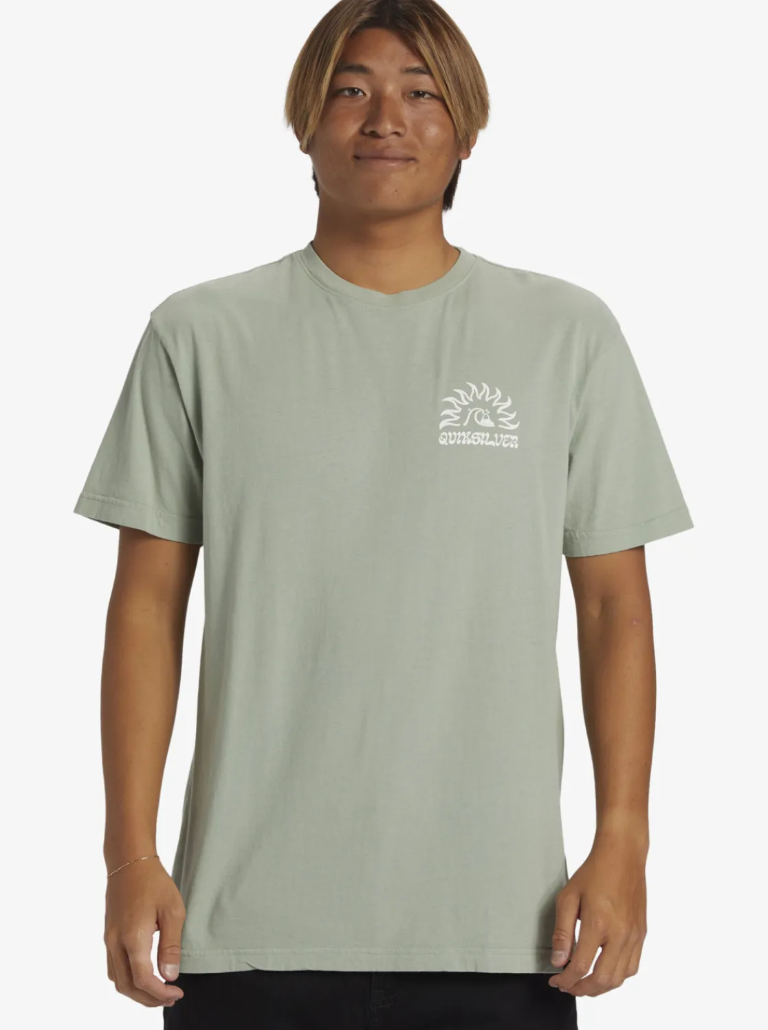 Quiksilver Earthy Type T-Shirt Iceberg Green Sale