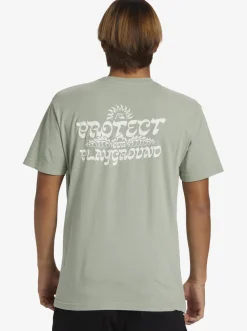 Quiksilver Earthy Type T-Shirt Iceberg Green Sale