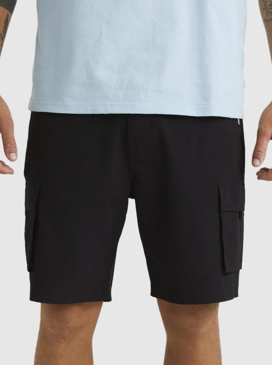 Quiksilver Equalizer 20" Cargo Walk Shorts Black Shop